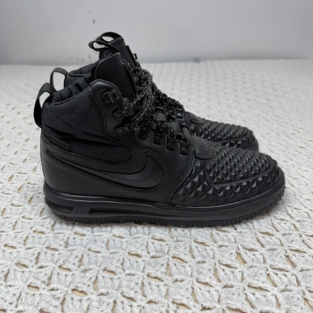 Nike Lunar Air Force 1 Anthracite Duckboots Men Size 8.5 Black 916682-002